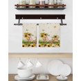 thumbnail image 3 of Spring Kitchen Dish Towels for Drying Dishes Set of 3, Bicycles Botanical Sunflowers Leaves Butterfly Waffle Weave Microfiber Hand Tea Bathroom Towels Quick Dry & Absorbent Towel 15.7x23.6, 3 of 7