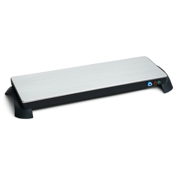 Cordless Warming Tray by | Medium Electric Hot Plate | Cooking, Serving & Warming Tray | 23-3/4” x 7-3/4” Hot Plate TWT30