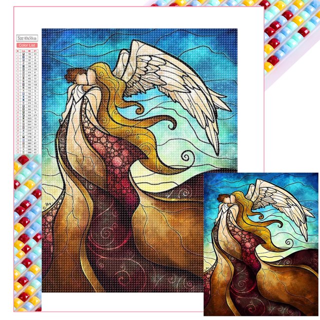 Kit Con Cuentas Cuadradas 5D DIY Del Arte 45x55cm
