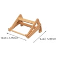 thumbnail image 3 of Shisuyan Support d'Ordinateur en Bois Hauteur Réglable Lot de 1 10.6x9.4x4.1in, 3 of 8
