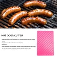 thumbnail image 4 of Hot Dog Slicing Cutter, Hot Dogs Cutter Tool Easy Cleaning ABS  Efficient  for Outdoor for Barbecue, 4 of 7