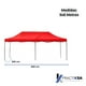 thumbnail image 2 of Carpa 3 x 6 Metros Toldo Lona Impermeable Plegable Para Jardin Color Rojo Practiksa Carpa 3 x 6, 2 of 5
