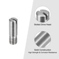 thumbnail image 4 of Uxcell 10 pack M6 x 20mm Slotted Cylindrical Pin 304 Stainless Steel Dowel Locating Pin, 4 of 6