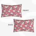 thumbnail image 2 of Xecao Rose Flowers for Decorative Throw Pillow Case for Couch,Sofa or Bed Set,Pillow Cover for Sofa Home Decor Ideal Gift-16"x24", 2 of 6