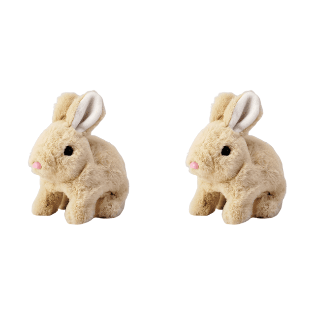 Pascua Realista Conejito Juguete Peluche Regalos para (marrón Claro)