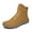 Yellow, variant on Mens Womens Hiking Boots Wide Toe Box Zero Drop Sole Ankle-High Boots