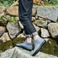 thumbnail image 4 of Men's Ankle Deck Boots Waterproof Slip On Fishing Rain Boots Comfortable Non Slip Rubber Garden Shoes, 4 of 7
