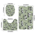 thumbnail image 2 of Bathroom Rugs Sets 3 Piece - Farm Cows Absorbent Non Slip Bath Mats, U-Shape Toilet Lid Cover, Contour Mat, Soft Washable Shower Mats Bath Rug Mat for Bathroom Tub Toilet, 2 of 7