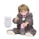 thumbnail image 3 of 22 '' 57cm Reborn Girl Doll exterior exterior exterior real Vinilo  Socio de Nad CUTICAT Muñeca Reborn Girl, 3 of 8