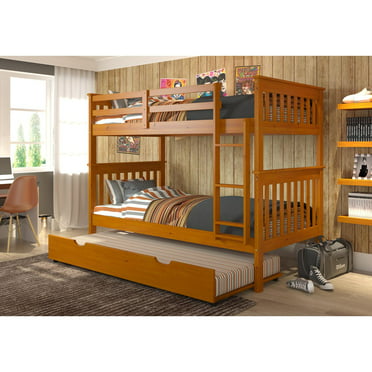 Walker Edison Solid Wood Twin Over, Bj S Twin Bunk Bed