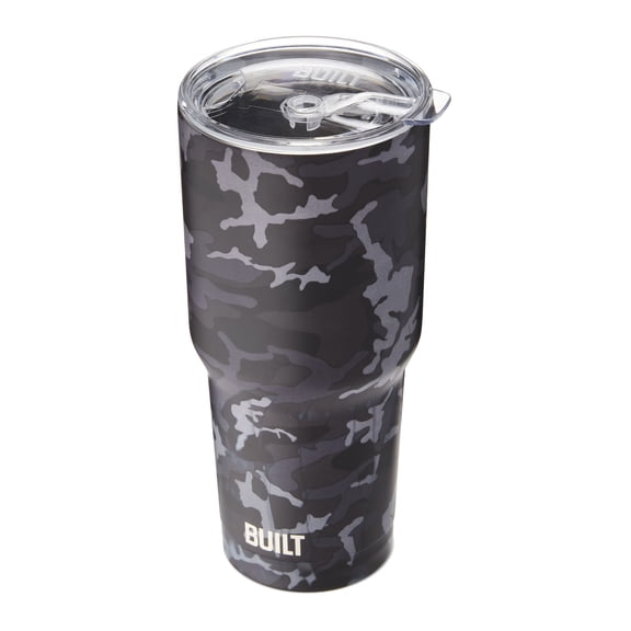 Built 30 Oz Double Wall Stainless Steel Tumbler, Camouflage