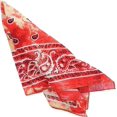 thumbnail image 2 of Motique Accessories Tie Dye Paisley Bandana-Large, 2 of 3