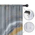 thumbnail image 4 of Blackout Kids Curtains,Gray Gold Marble Pattern Childrens Insulated Curtains Set Of 2,Bedroom Essentials,Toddler Room Decor 52"x63", 4 of 5