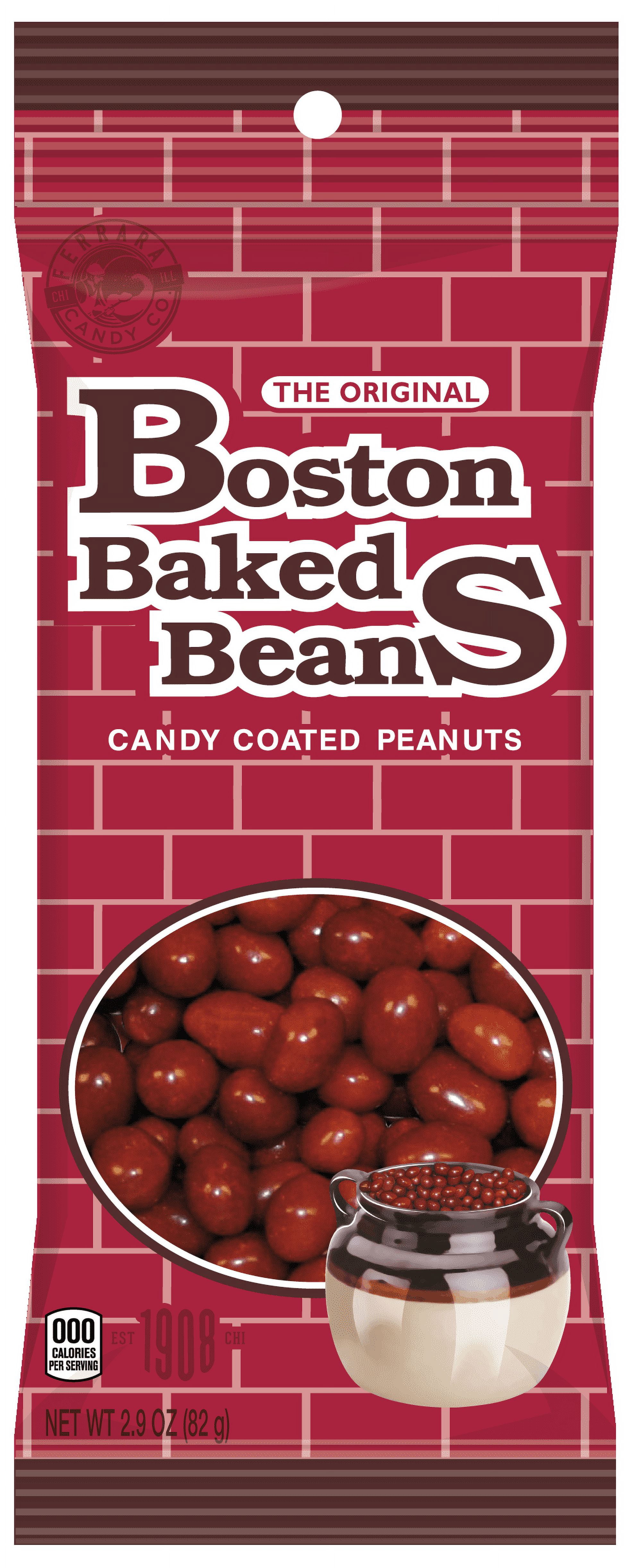Boston Baked Beans Candy Coated Peanuts, 2.9 Ounce Bag