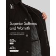 thumbnail image 5 of Adam Baker Men's Coat, Wool Coat, Wool Blend Classic Fit Overcoat - Top Coat with Bib, Big & Tall Sizes, Formal & Casual Coat, 5 of 8