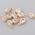 thumbnail image 2 of 10 colgantes de estrella con forma de lágrima de cristal para hacer joyas, cadena para el tobillo. C, 2 of 9