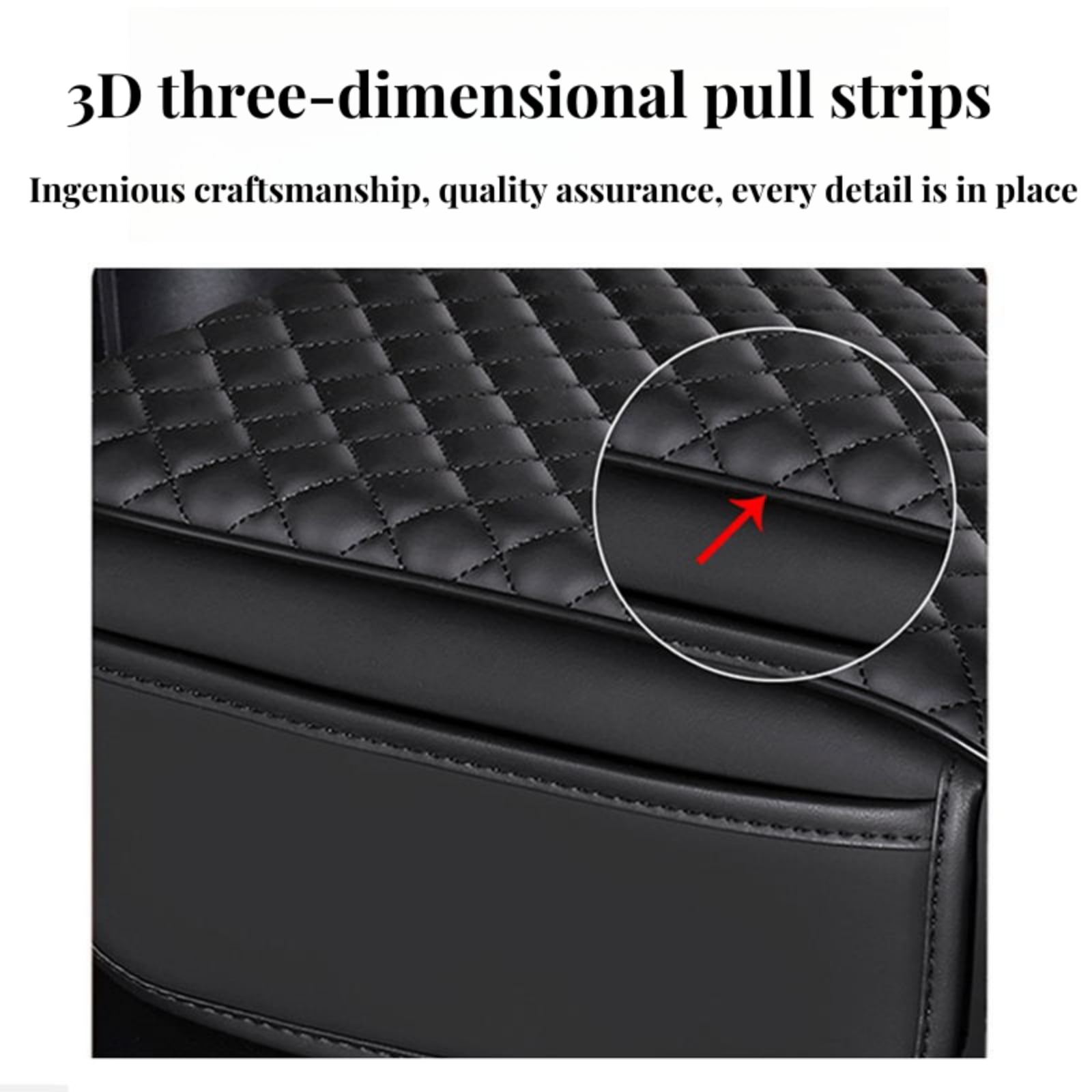 ST SoleMe.Tc Custom Center Console Cover Pad Compatible with 2015-2020 Ford F150 Car Armrest Seat Box Cover Anti-Scratch Protector, Interior Accessories, Double Line Grid