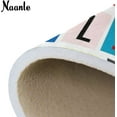 thumbnail image 6 of GZHJMY Alphabet Non Slip Area Rug for Living Dinning Room Bedroom Kitchen, 4' x 5'(48 x 63 Inches / 120 x 160 cm), Alphabet Nursery Rug Floor Carpet Yoga Mat, 6 of 6