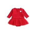 thumbnail image 1 of Honganda Baby Girls Romper Set, Sleeveless Romper with Long Sleeve Jacket, 1 of 9