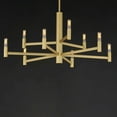 thumbnail image 2 of 21369NAB Maxim Lighting Emana - 9 Light Chandelier-15.5 Inches Tall and 33.5 Inches Wide-Natural Aged Brass Finish, 2 of 5