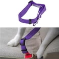 thumbnail image 1 of Fiudx Cinturón de Seguridad para Perros, Clip de Correa de Nailon, Longitud Ajustable, Accesorio de Conducción Segura, Seguridad Universal para Mascotas, Cómodo para Perros, Longitud de 42 a 68 Cm, F, 1 of 4