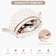 thumbnail image 5 of Riñonera Bandolera de Nylon a Cuadros Beige 31x14x22 cm, 5 of 6