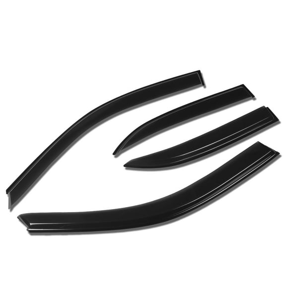DNA Motoring WVS-T2-0116 For 1993 to 1997 Mazda 626 Capella Tape -On Window Visor Deflector Rain Guard (4PC) - B14