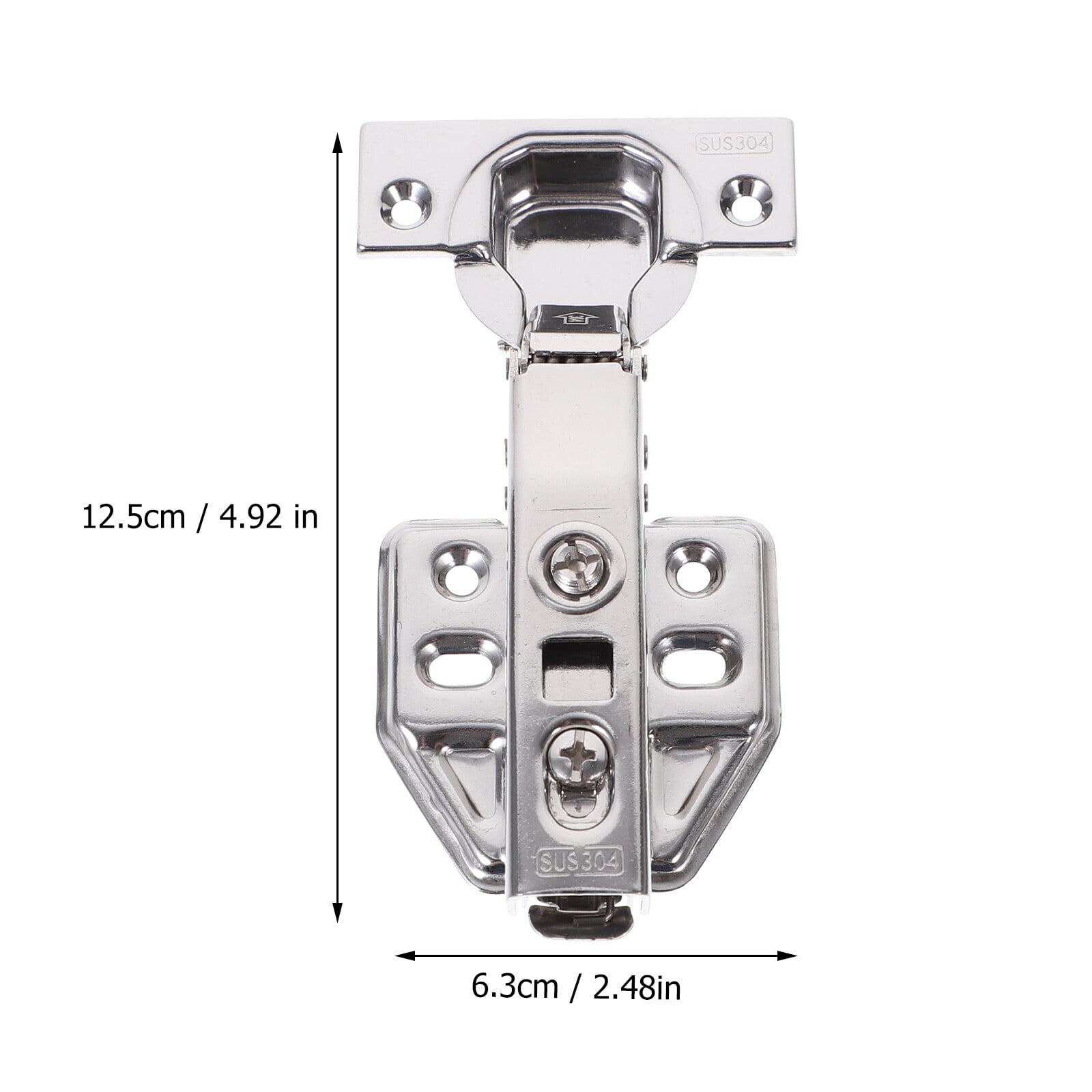 8pcs Door Hinge Folding Hinge Invisible Corner