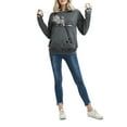 thumbnail image 6 of Wassery Women's Fall Hooded Sweatshirt Long Sleeve Cat Print Hooded Pullover Front Big Pocket Loose Tops, 6 of 9