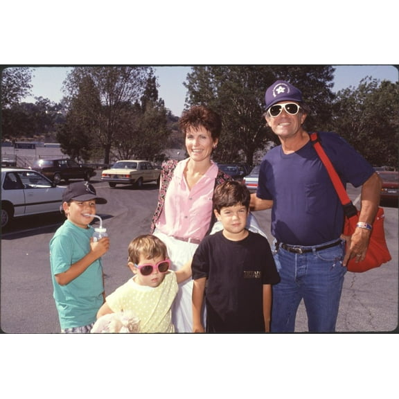Lucie Arnaz And Laurence Luckinbill With Children Photo Print (8 x 10) - Item # CPA3472