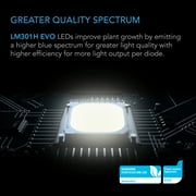 AC Infinity IONFRAME EVO6, Samsung LM301H EVO Bar LED Grow Light 4x4, 1074 Diodes, with Schedule Controller, 500W Full-Spectrum Commercial Plant Lights for Indoor Growing in Grow Rooms & Greenhouses