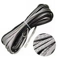 thumbnail image 7 of jiaping Synthetic Winch Rope 50ft Vehicles Towing Car Breakdowns Towing Winch Cable Boat Grey, 7 of 7
