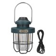 thumbnail image 1 of Linterna de Camping Retro Carga USB 3 Modos de luz IPX4 Luces de Camping Impermeables para Exteriores Verde, 1 of 5