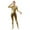 H-Gold1185, variant on FEIFLY Womens Full Body Dance Bodysuit Skin Suit Zentai Stretchy Bodycon Bodysuit For Stage Performance Party Solid Color Festival Clothing
