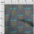thumbnail image 1 of oneOone Cotton Cambric Fabric Bird & Tree Block Print Fabric BTY 56 Inch Wide, 1 of 4