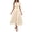 🔥 Beige, variant on Sentmoon Spring Dresses for Women Casual Short Sleeve V Neck Sun Dress Solid Color Stretchy Regular Fit Bridal Shower Dresses for Guest Beach Essentials for Women for Work and Office XL