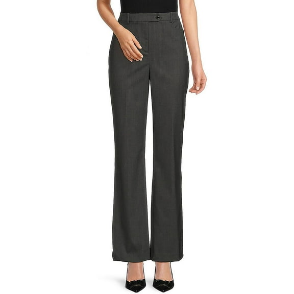 Calvin Klein Womens Pocket Straight Leg Trouser Pants