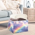 thumbnail image 5 of Storage Box With Lid 16.5x12.6x11.8In Foldable Stacked Household Storage Box Colorful Sky, 5 of 7