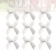 thumbnail image 5 of EeaseMX 100 piezas de 1 cm de lazos hechos a mano para zapatos y sombreros, accesorios colgantes para fiestas, regalos, disfraces (plata), 5 of 7