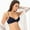 Black, variant on FUNUONY Women's Push Up Wireless Comfortable Padded Plunge No Underwire Everyday Bra Underwear Women Gathered Without Rims Thickened Bra Flat Chest Special Suit Lace Bra Beige 32