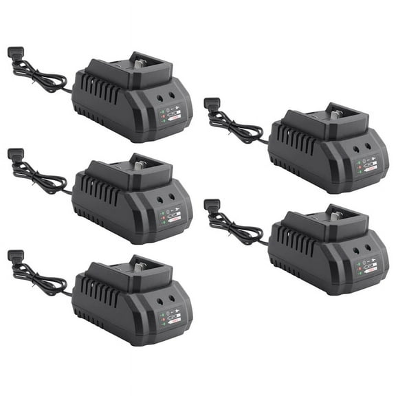 5X Lithium Battery Charger for 18V 21V Battery for Cordless Drill Angle Grinder US Plug