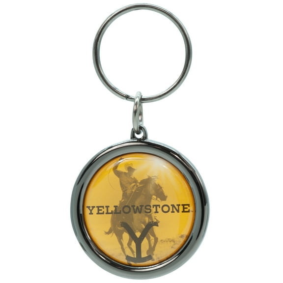 Plasticolor 004563R01 Yellowstone Logo and Y Key Chain
