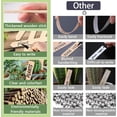 thumbnail image 2 of 50Pcs Wooden Plant Labels Plant Tags 6 Inch Garden Plants Markers Waterproof Seed Labels Markers Sticks Outdoor Garden Label Stakes Sign Wooden Plants Name Tags for Seedling Vegetables Flower, 2 of 8