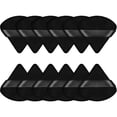 thumbnail image 1 of 12 Pieces Powder Puff Face Triangle Makeup Puff for Loose Powder Soft Body Cosmetic Foundation Sponge Mineral Powder Wet Dry Makeup Tool(Black,Small), 1 of 5