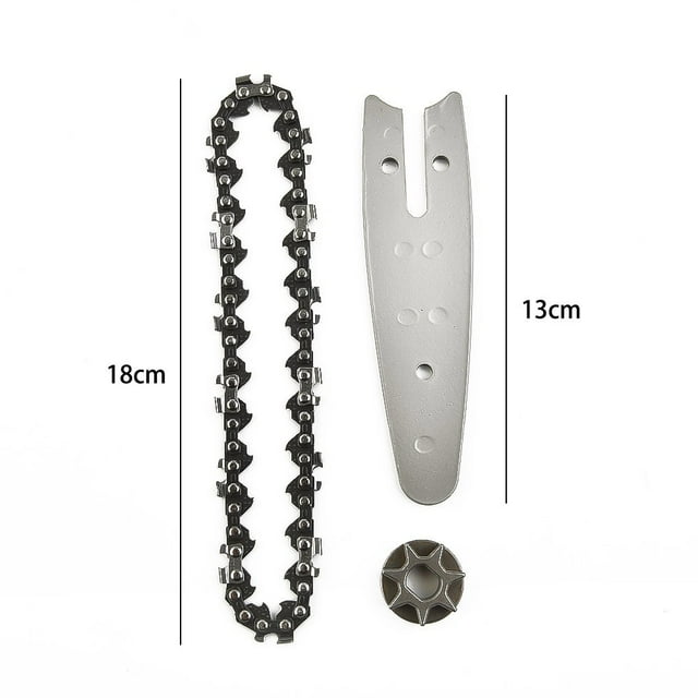 4/6Inch Chainsaw Guide Bar And Saw Chain Set Fits Electric Chain Saw Wood Cutter