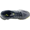 thumbnail image 2 of Mizuno Womens Wave Lightning Z Indoor Volleyball Shoes, Grey/Yellow, US 9, 2 of 5