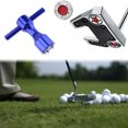 thumbnail image 3 of Eigraketly Llave de tornillos para putter de golf Colección de palos de golf Putters 5 Agujeros Peso Diseñado para Blue Type2 NO2, 3 of 6