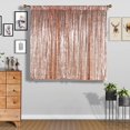 thumbnail image 2 of Efavormart 2 Panels Blush Glitzy Sequin Room Darkening Window Treatment Panel Drapes With Rod Pockets 52"Wx64"L, 2 of 11