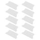 thumbnail image 2 of 10 PCS White Curtains Plastic Bottom Plate PVC Vertical Blind Fittings Slat Louver Weights Vertical Blind Replacement Slat, 2 of 3
