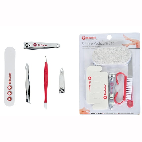 BioSwiss 5 Piece Pedicure Set